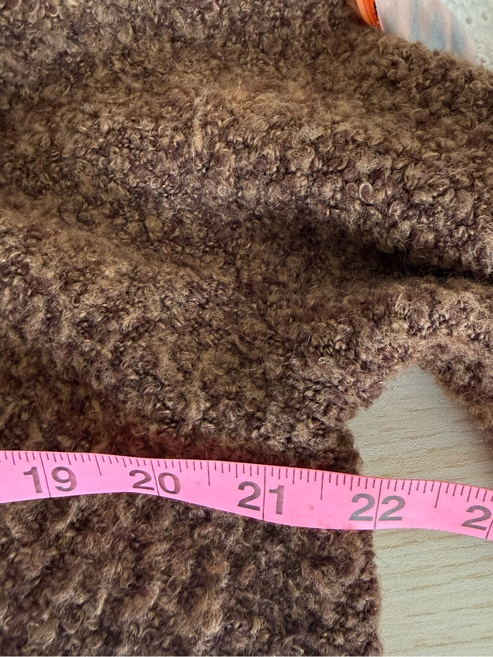 Penny Lane Long Brown Shaggy Duster Cardigan Boho Festival Coat Sweater - Picture 13 of 13